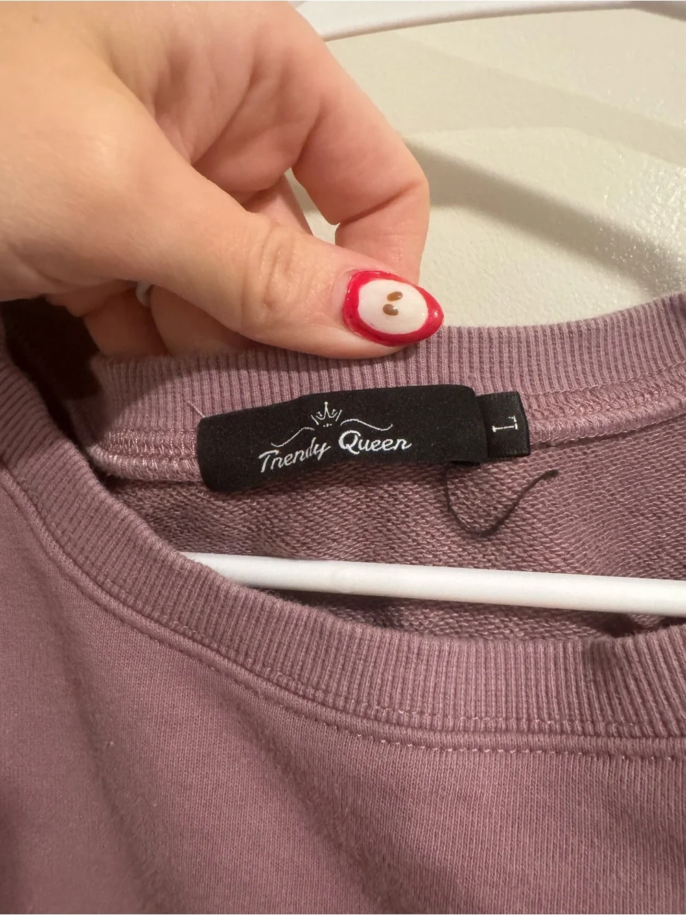 Relaxed Crewneck Sweatshirt in Mauve